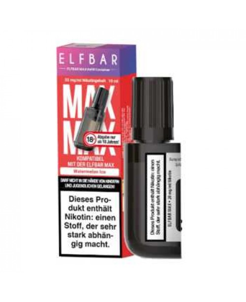 Watermelon Ice Elfbar MAX Refill 10ml NicSalt 20mg...