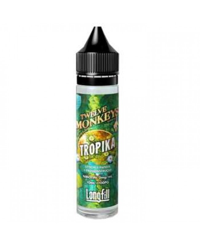Tropika Twelve Monkeys Aroma 10ml/60ml (Fruchtmix aus Litschi, Papaya und Passionsfrucht)