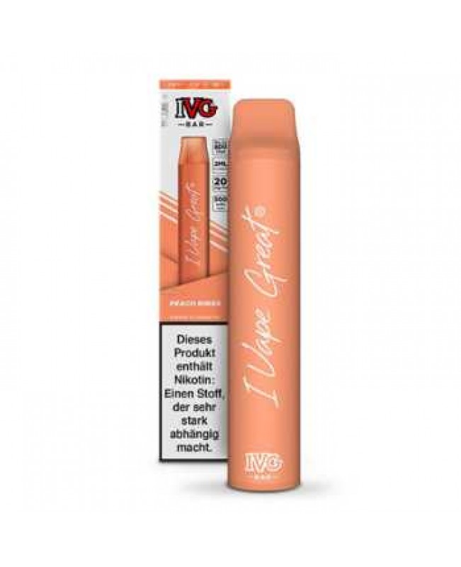Peach Rings IVG Bar 20mg Einweg E-Zigarette (Pfirsich Gummibärchen)