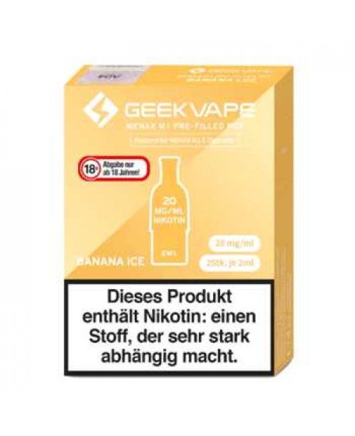Banana Ice Geekvape M1 Pod 2 Stück (Banane eisgek...