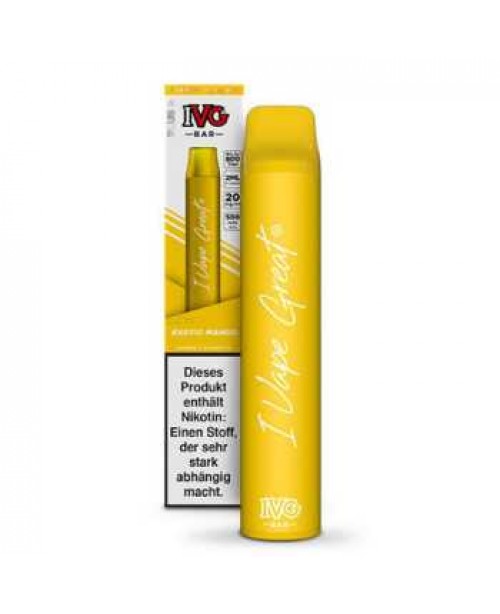 Exotic Mango IVG Bar 20mg Einweg E-Zigarette (Mang...