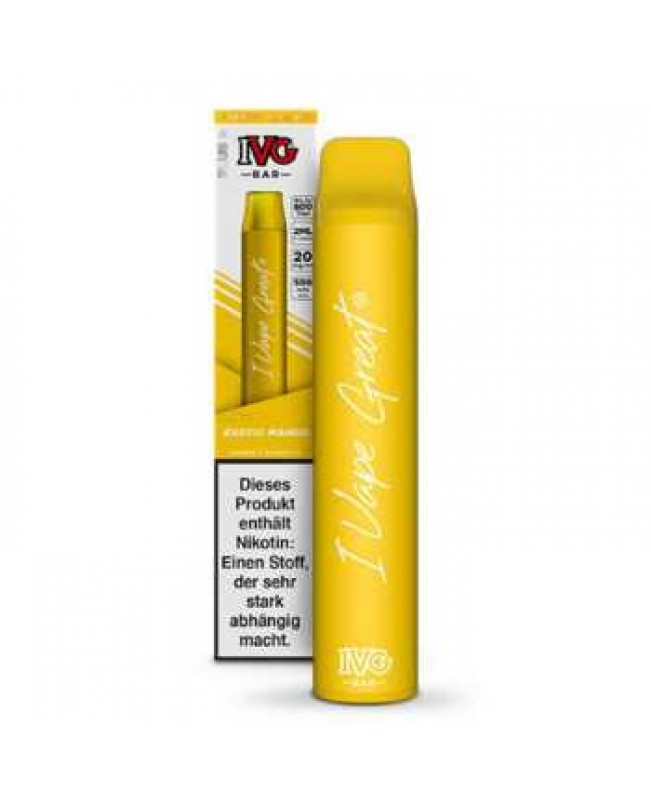 Exotic Mango IVG Bar 20mg Einweg E-Zigarette (Mango Geschmack)