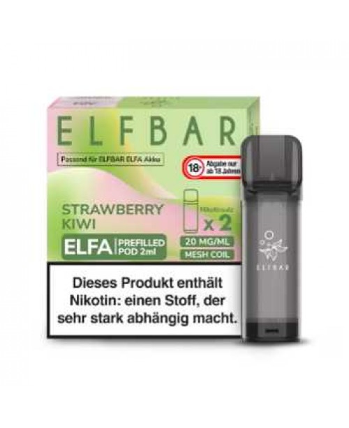 Strawberry Kiwi 20mg Elf Bar Elfa Pod 2 Stück (Fr...