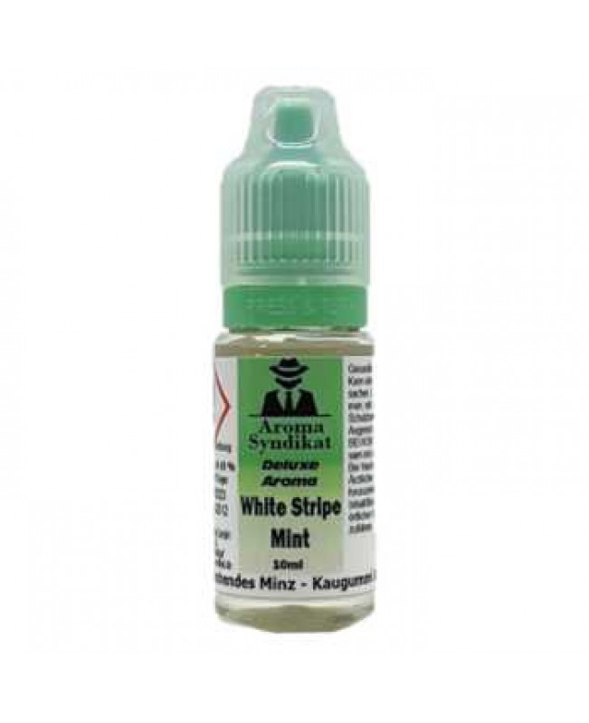 White Stripe Mint Syndikat Deluxe Aroma 10ml (erfrischender Minz-Kaugummi)