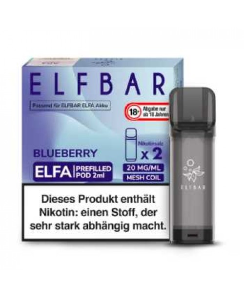 Blueberry 20mg Elf Bar Elfa Pod 2 Stück (fruchtig...