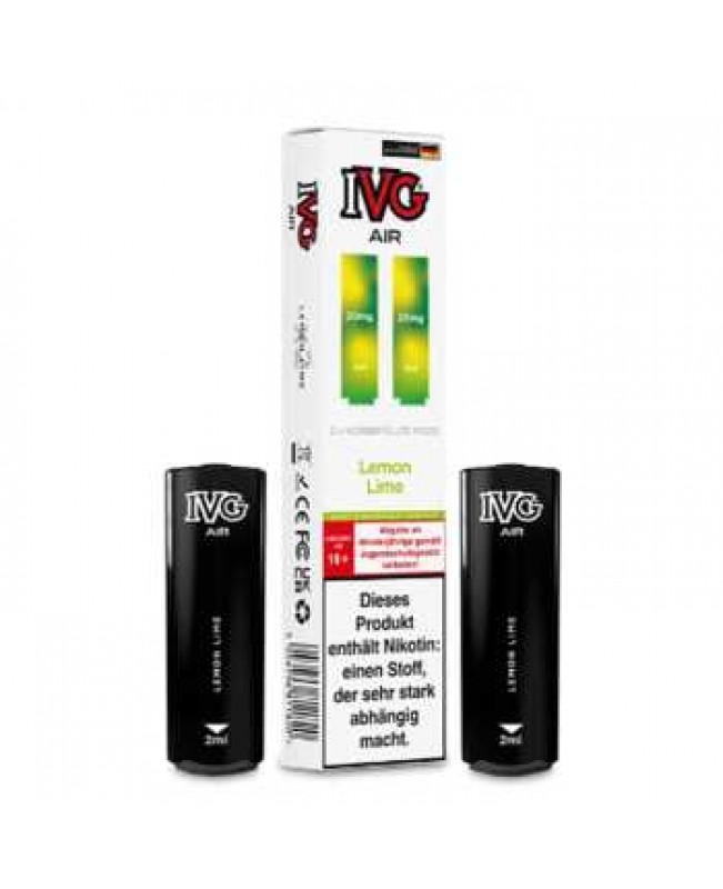 Lemon Lime IVG Air Pod 2 Stück (erfrischender Zitronen Limetten Mix)