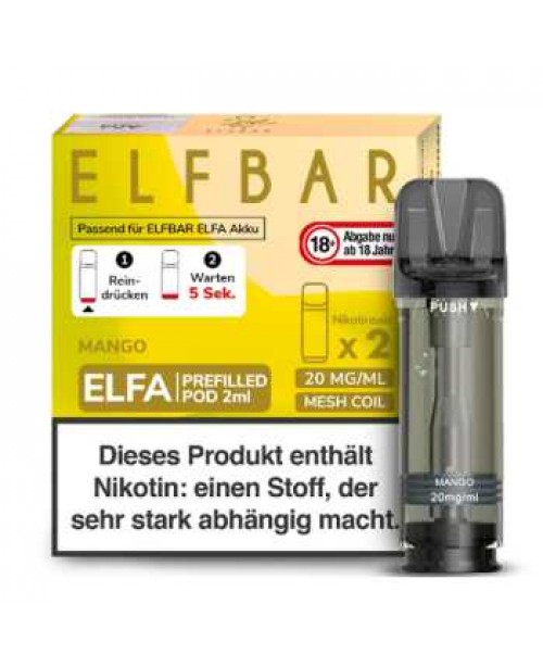 Mango 20mg Elfbar Elfa Pod 2 Stück (Mango Geschma...
