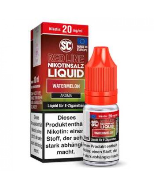 Watermelon Red Line Nikotinsalz SC Liquid 10ml (s...
