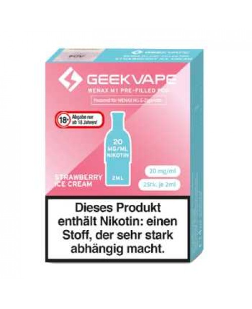 Strawberry Ice Cream Geekvape M1 Pod 2 Stück (Erd...