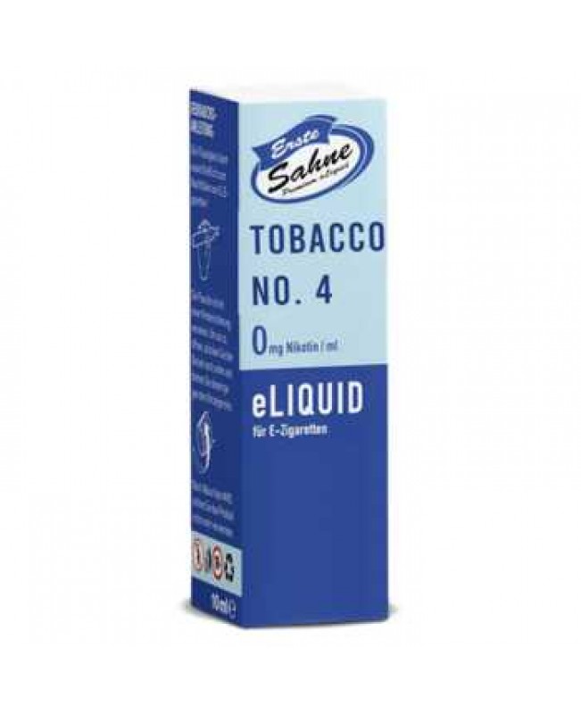 Tobacco No.4 erste Sahne Liquid 10ml (Tabak + Honig)