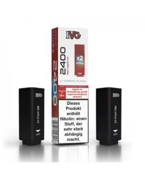 Red Apple Ice IVG 2400 Pod 2 Stück (roter Apfel e...