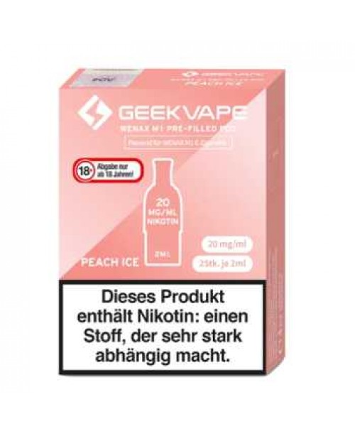 Peach Ice Geekvape M1 Pod 2 Stück (Pfirsich eisge...