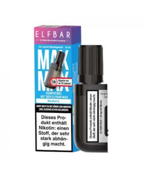 Blueberry Elfbar MAX Refill 10ml NicSalt 20mg (Bla...