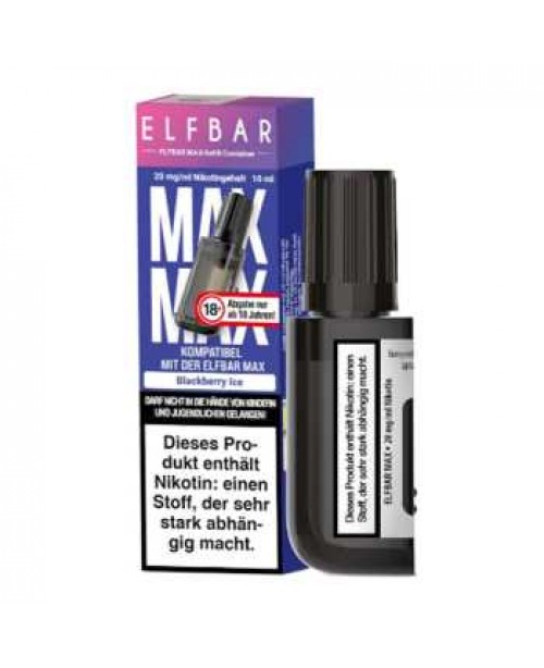 Blackberry Ice Elfbar MAX Refill 10ml NicSalt 20mg...