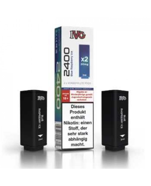 Blue Raspberry Ice IVG 2400 Pod 2 Stück (blaue Hi...