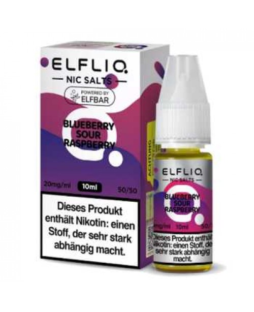 Blueberry Sour Raspberry ELFLIQ Nikotinsalz Liquid...