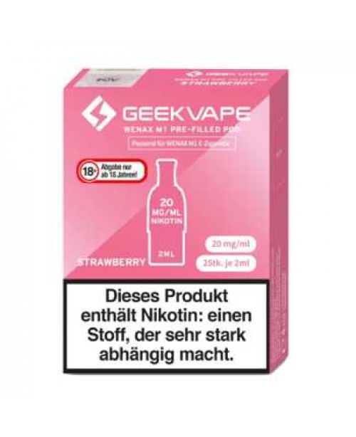 Strawberry Geekvape M1 Pod 2 Stück (Erdbeer Gesch...
