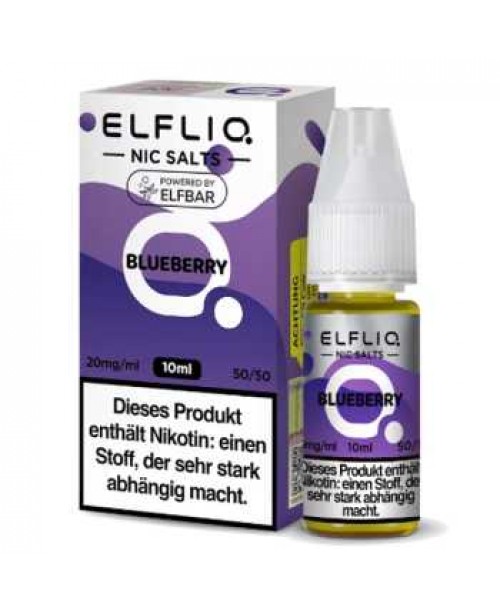 Blueberry ELFLIQ Nikotinsalz Liquid 10ml (Blaubeer...