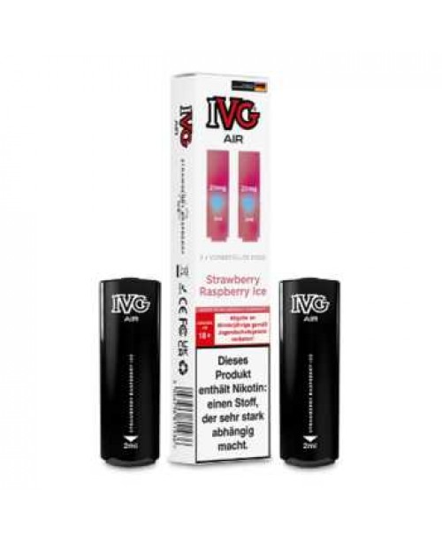 Strawberry Raspberry Ice IVG Air Pod 2 Stück (Erd...