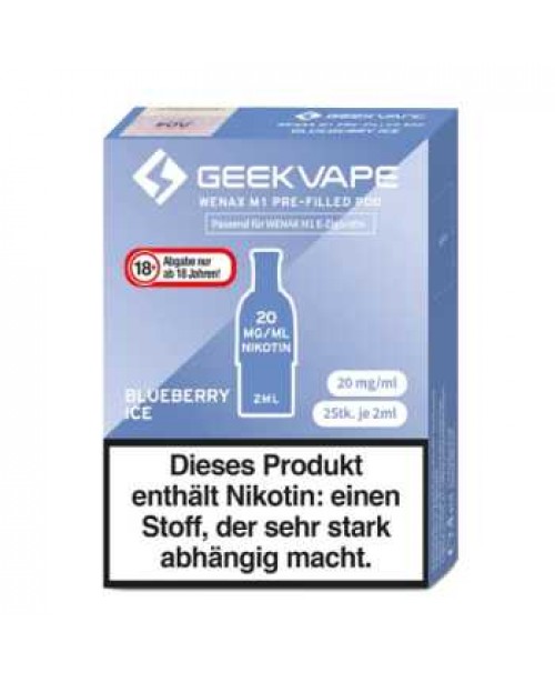 Blueberry Ice Geekvape M1 Pod 2 Stück (eisgekühl...