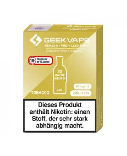 Tobacco Geekvape M1 Pod 2 Stück (Tabak Geschmack)