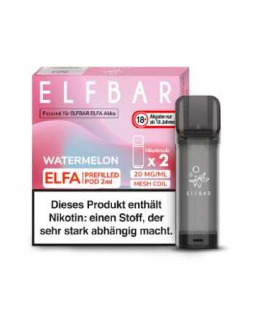 Watermelon 20mg Elf Bar Elfa Pod 2 Stück (süße ...