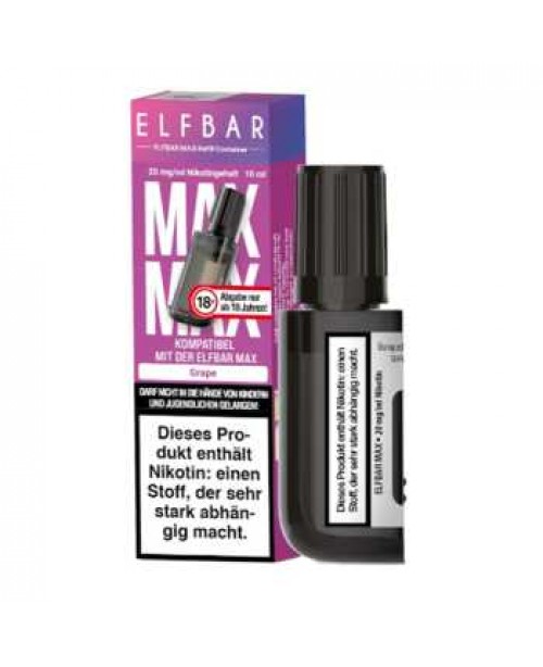 Grape Elfbar MAX Refill 10ml NicSalt 20mg (Trauben...
