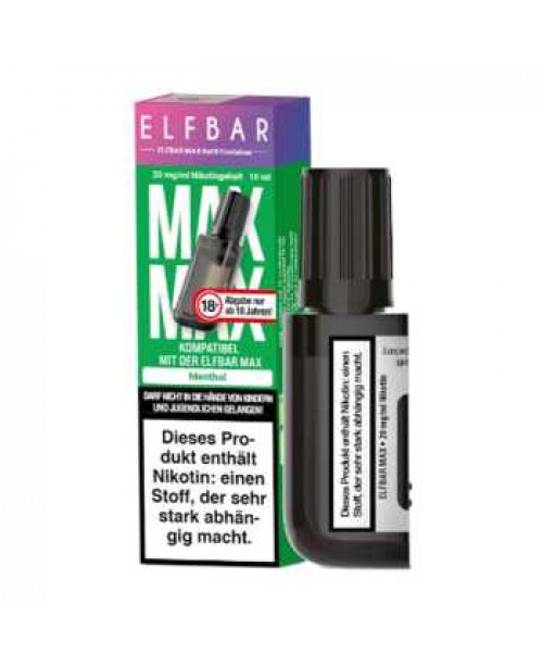 Menthol Elfbar MAX Refill 10ml NicSalt 20mg (erfri...