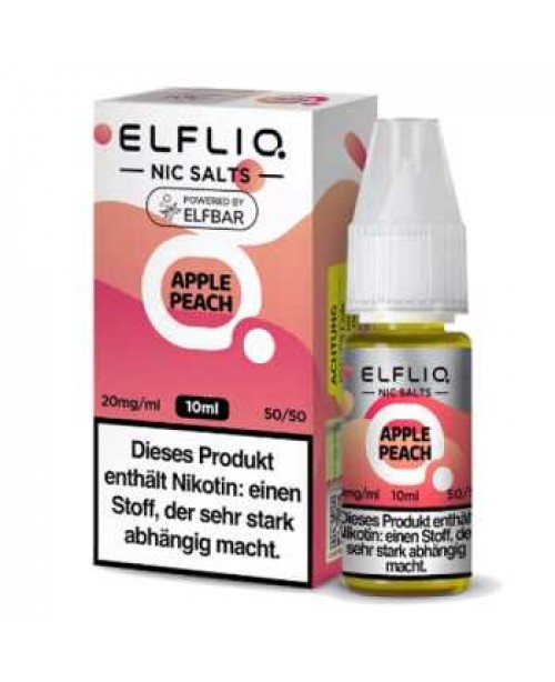 Apple Peach ELFLIQ Nikotinsalz Liquid 10ml (Frucht...