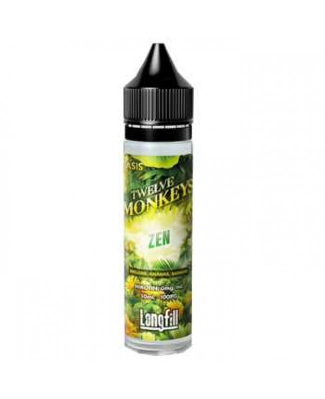 Zen Twelve Monkeys Aroma 10ml/60ml (Fruchtmix aus Melone, Ananas und Banane)