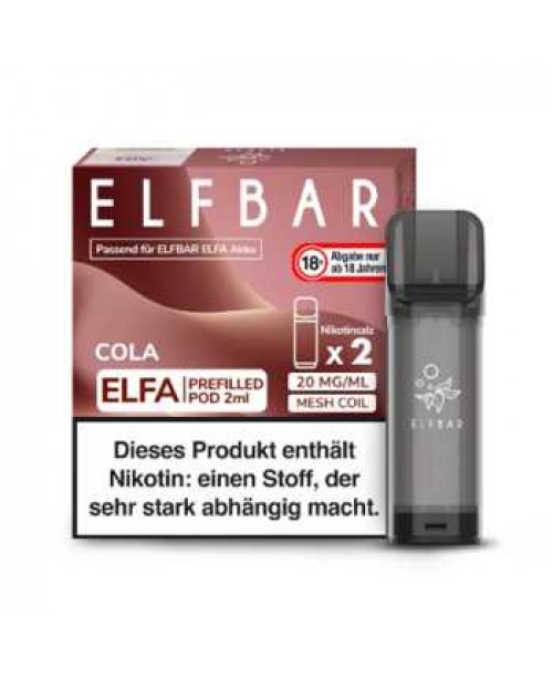 Cola 20mg Elf Bar Elfa Pod 2 Stück (erfrischender...