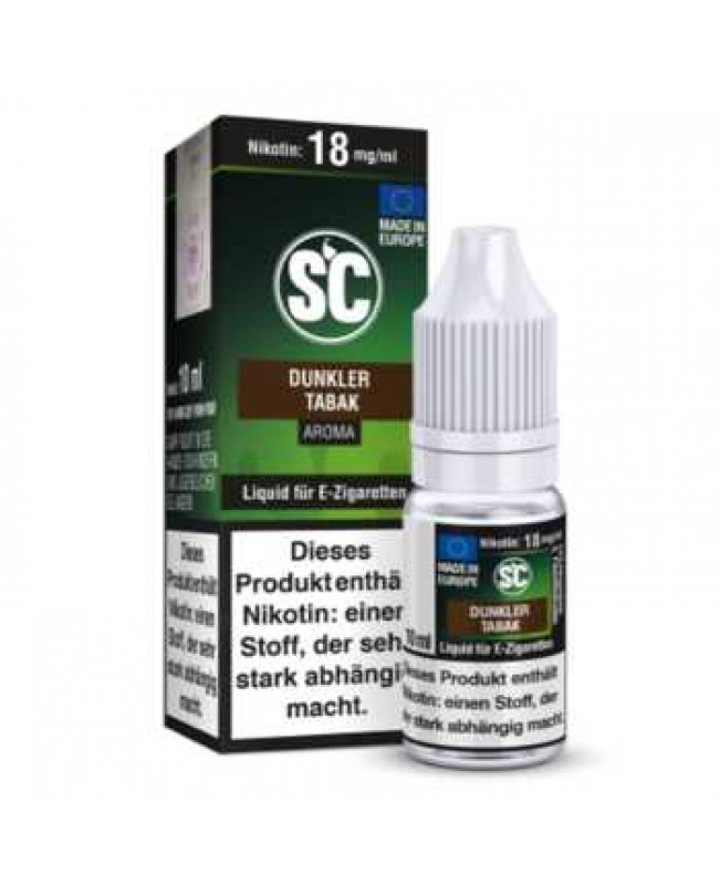 Dunkler Tabak SC Liquid 10ml (Tabak Aroma mit fruchtiger und holziger Note)