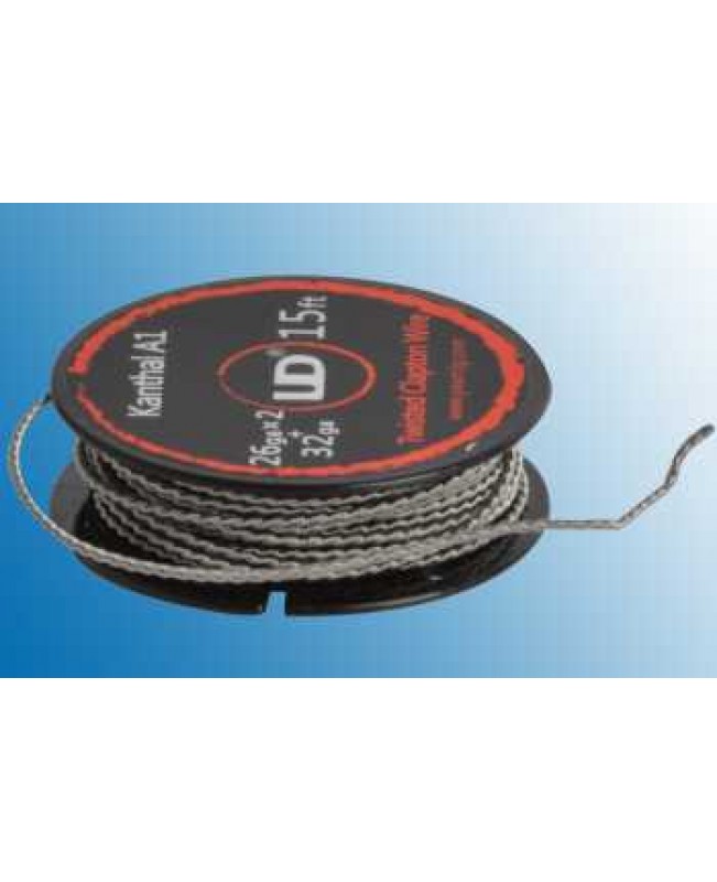 Twisted Clapton Wire 15ft (4,5 Meter) 26GA x 2 + 32GA