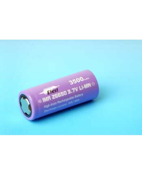 Efest 26650 3500mah Flat Top IMR Violett