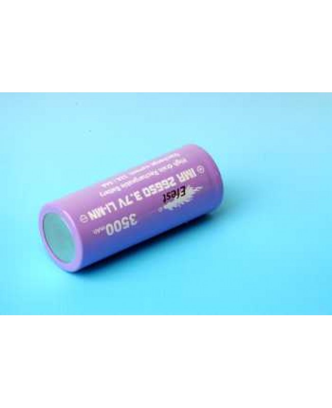 Efest 26650 3500mah Flat Top IMR Violett