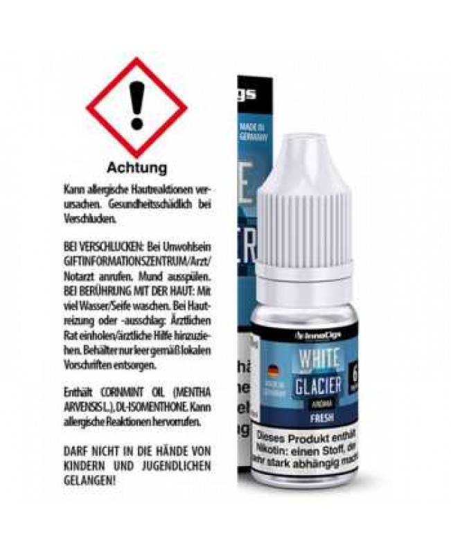 White Glacier Liquid 10ml (Minze & Eukalyptus)
