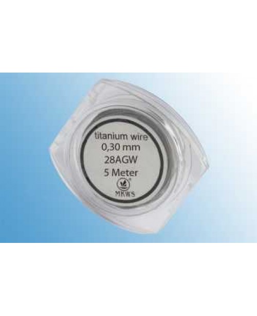 Titandraht 0,30mm 28GA 15FT (4,57 Meter)