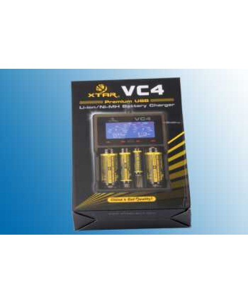 Xtar VC4 Ladegerät 4 Ladeschächte