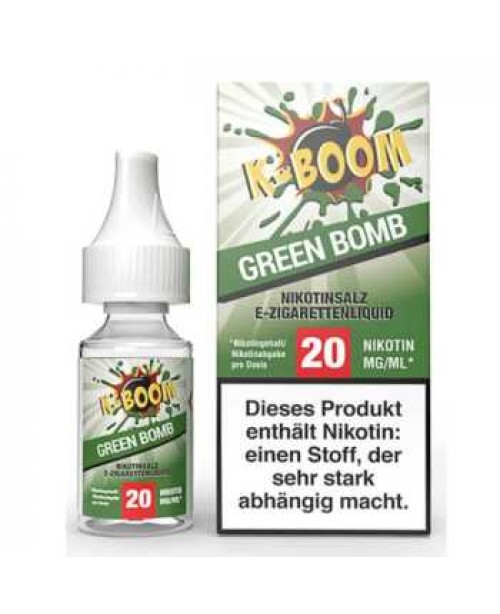 Green Bomb K-Boom Nikotinsalz Liquid 10ml 20mg (Fr...