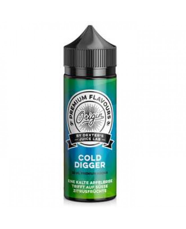 Cold Digger Dexter's Juice Lab Aroma Longfill 10ml / 120ml (Äpfel / Zitrusfrüchte / Cooling)