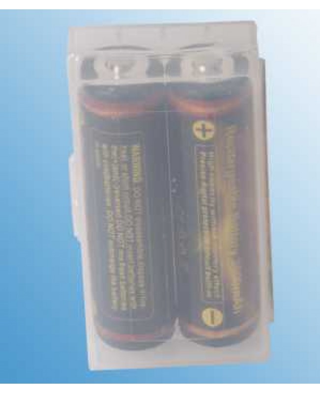 18650 Batterie Tragetasche - clear Battery case