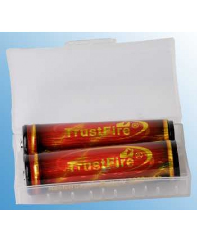 18650 Batterie Tragetasche - clear Battery case