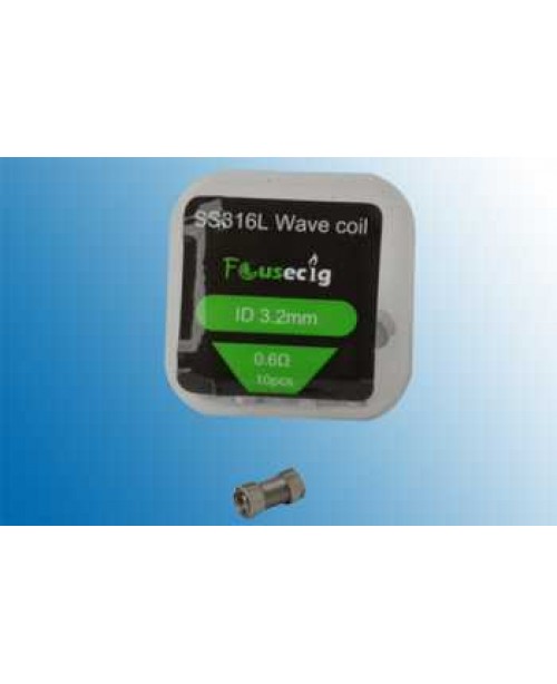 10 x SS316L Wave Coil (1 Packung)
