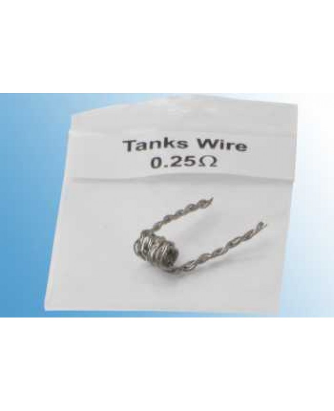 10 x Tanks Wire Fertigwicklung 0,25 Ohm