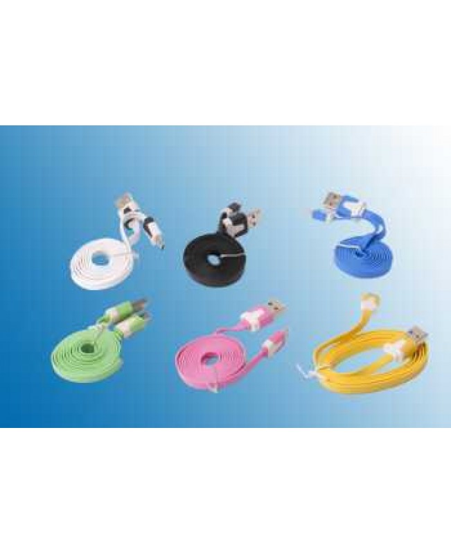 Micro USB Ladekabel (verschiedene Farben)