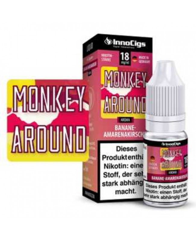 Monkey Around InnoCigs Liquid 10ml (Kiba süße Amarenakirschen und Banane)