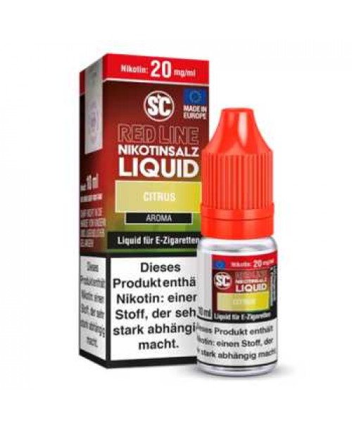 Citrus Red Line Nikotinsalz SC Liquid 10ml (erfris...