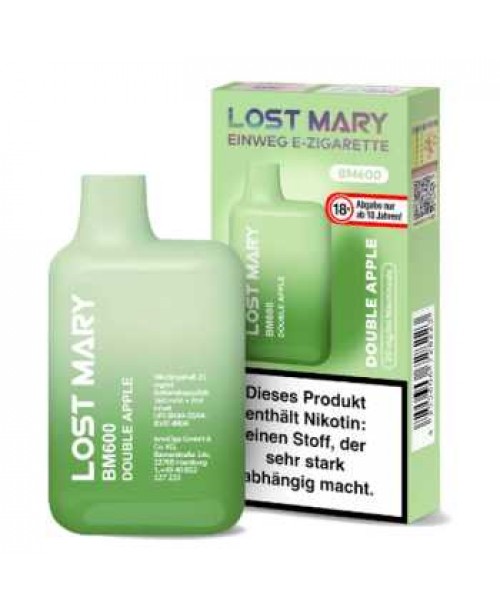Double Apple Lost Mary BM600 Einweg E-Zigarette (A...