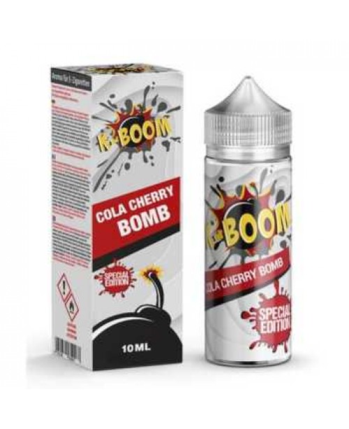 Cola Cherry K-BOOM Aroma 10ml + Chubby 120ml Flasc...