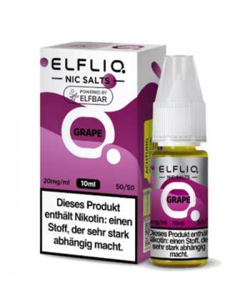Grape ELFLIQ Nikotinsalz Liquid 10ml (Trauben Gesc...